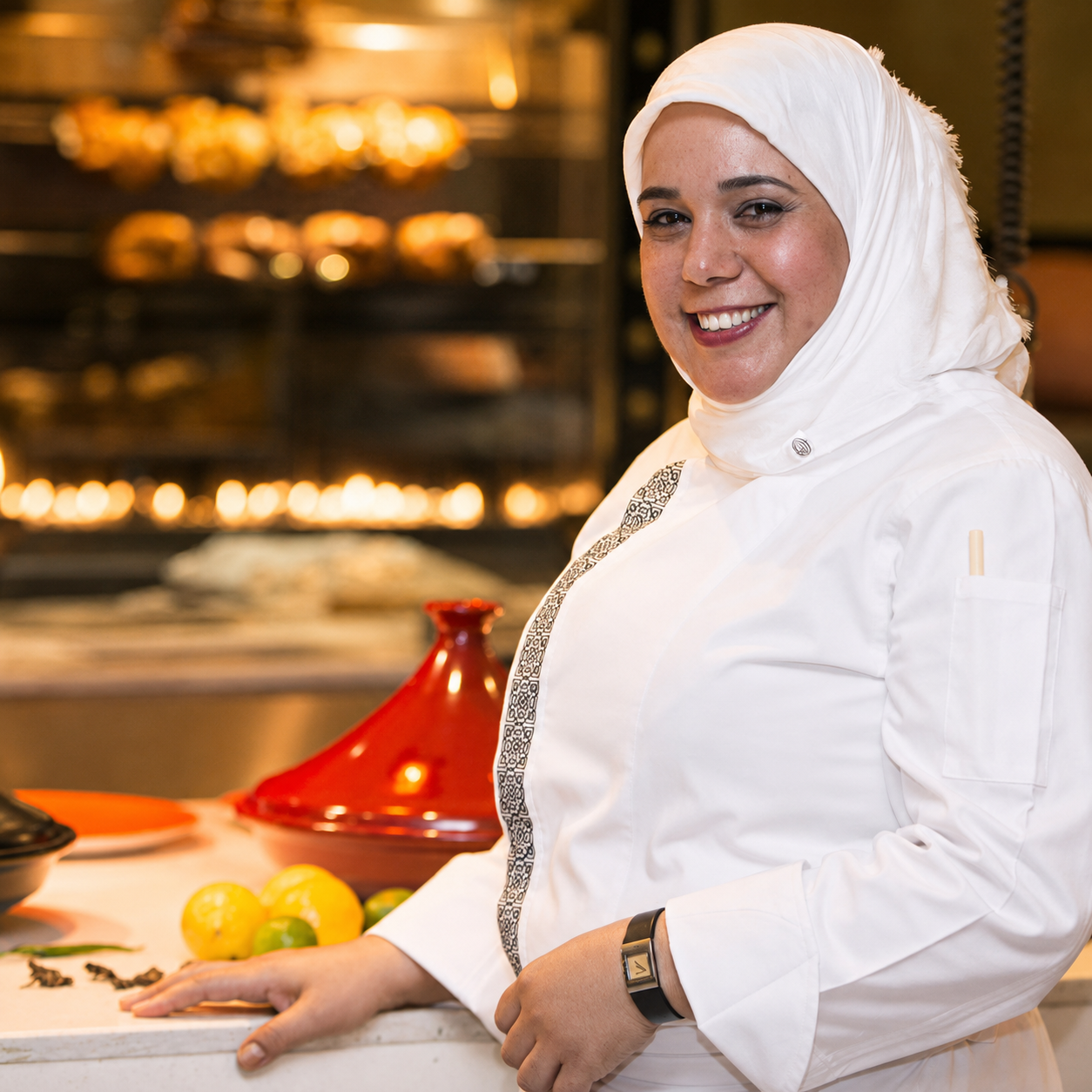 Halima Boubakri, owner and chef of Golden Tajine